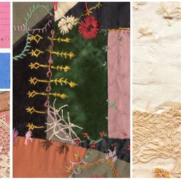 Rustic collage sheets | 60+ images of vintage patterns and bits | digital ephemera | journal embellishments | collage ephemera