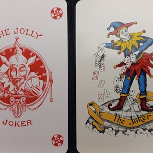 collezione istantanea di 21 carte da gioco vintage JOKER / carte Joker / clown vintage / jolly / carte da gioco vintage / Joker / Joker vintage