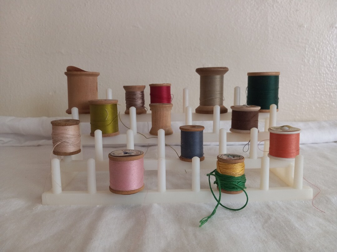 Thread Spool Holder Sewing Spool Rack Sewing Room Decor Etsy