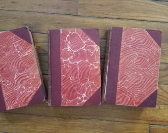 Antique books from early 1900s: Ledger Style Book Covers for Junk Journals