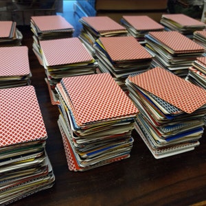 Vintage & Modern Playing Card Bundle: Art Supply Stash Pack - Etsy