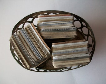 Bundle of 100 vintage & modern mix assorted playing cards | playing cards | art supplies | ATCs | artist trading cards supply