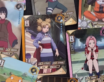 Cromos vintage de Naruto: 21 cromos de personajes de anime
