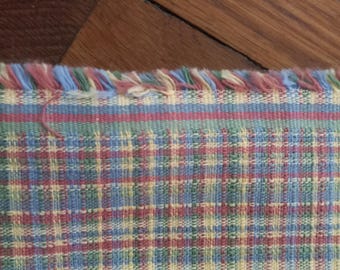 Tartan Plaid Fabric: Destash Plaid Sewing Material