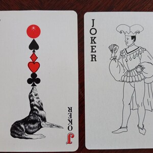 ヴィンテージ JOKER トランプ 21 枚の即席コレクション | ジョーカー