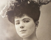 RESERVED for Brian antique bookplate of Madame Fritzi Scheff . rare vintage Fritzi Scheff book plate . light opera singers