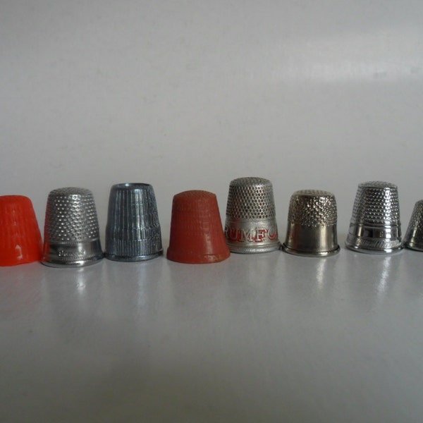 RESERVED vintage thimbles . instant collection of thimbles . sterling silver thimble . silver thimbles . sewing thimbles