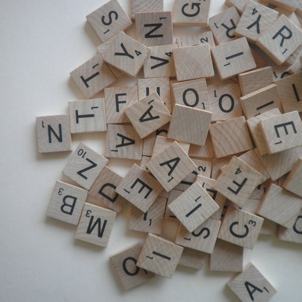 Loose scrabble tiles | 100+ Scrabble game tiles