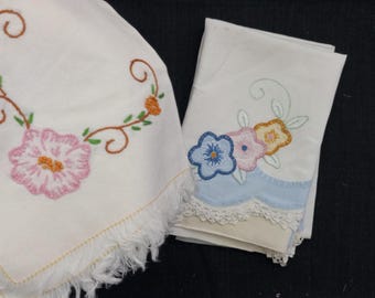 Slow Stitching Bundles 30 Pieces Hand Embroidered Sewing Packs Vintage Needlework  embroidery bundle