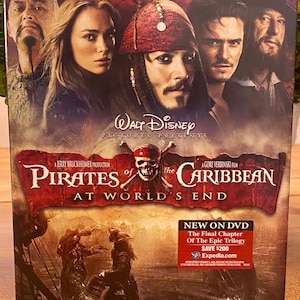 Pirates of the Caribbean At World’s End, used dvd, cleaned, good condition!