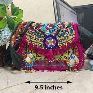 Handgemachte bestickte Reise-Make-up-Tasche, Brautjungfer Geschenk, Geschenk für die Freundin Bild 10