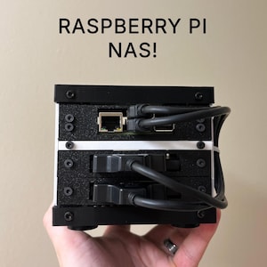 Raspberry Pi 5 NAS Enclosure - Mini Server Rack Kit