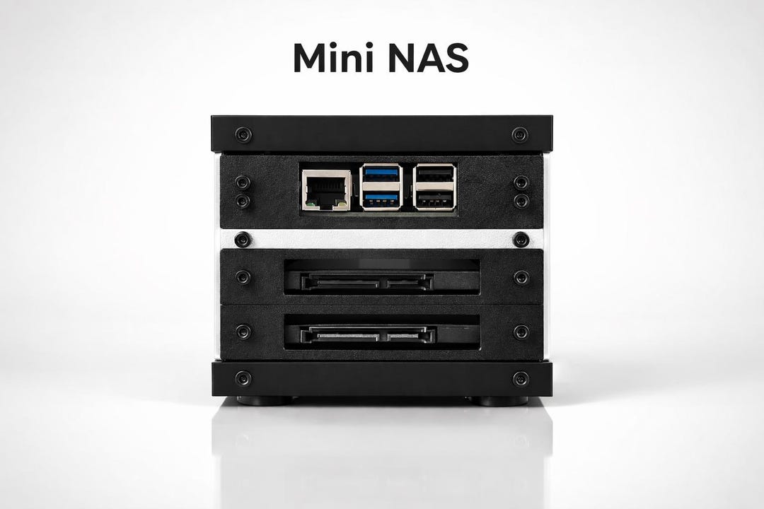 Raspberry Pi 5 NAS Enclosure - Mini Server Rack Kit - Etsy