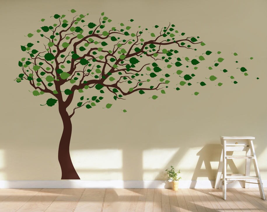 Tree Wall Decals Baby Room Decal Vinyl Wall Decal Wall Etsy
