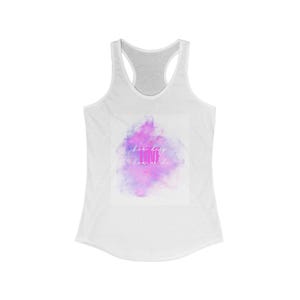 Inspirational Women&#39;s Racerback Tank, Motivational Workout Top, Casual Gym Wear, Self-Confidence Shirt, Summer Activewear