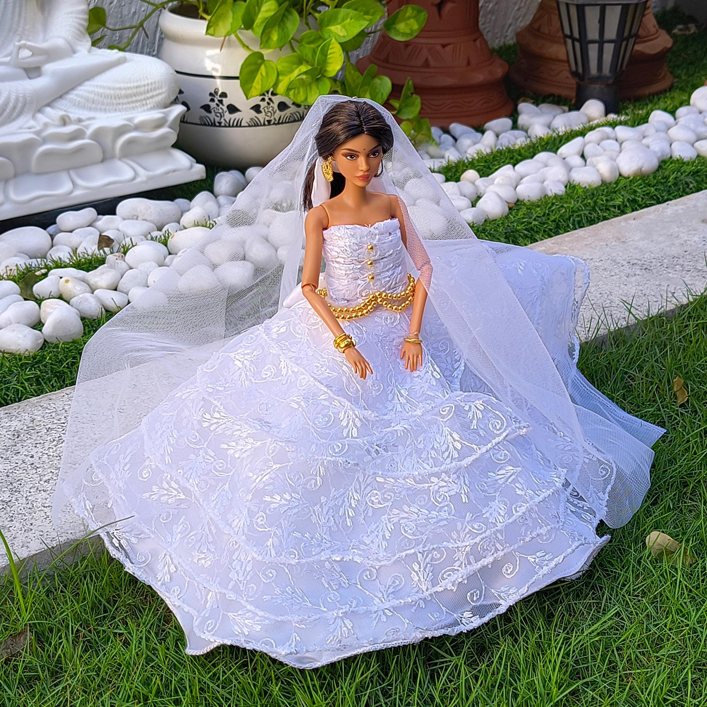 Ball Gown Barbie Doll Wedding Gowns Barbie Wedding Dress New Zealand
