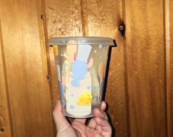 Vaso Ratatouille para niños / Vaso de plástico de 16 oz