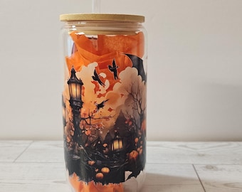 Spookhuisbeker | Glazen Halloween-beker 16 oz