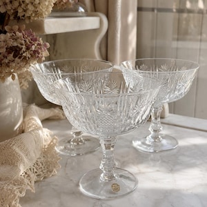 Crystal dessert cups