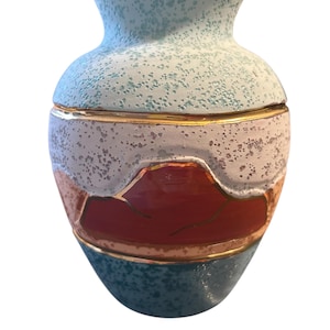Vintage Vase Desert Night Aztec Southwestern Pottery
