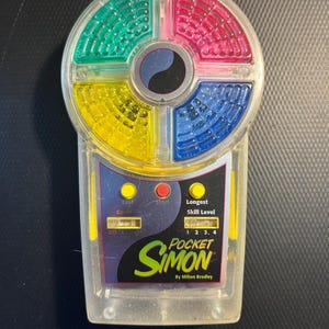 Jeu électronique Vintage Simon Pocket, Jeu De Mémoire Portable, Occasion
