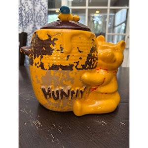 Vintage Winnie the Pooh Cookie Jar - Etsy