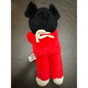 Vintage Mickey Mouse Rubber Face Plush Walt Disney Productions Disneyland 10" image 2