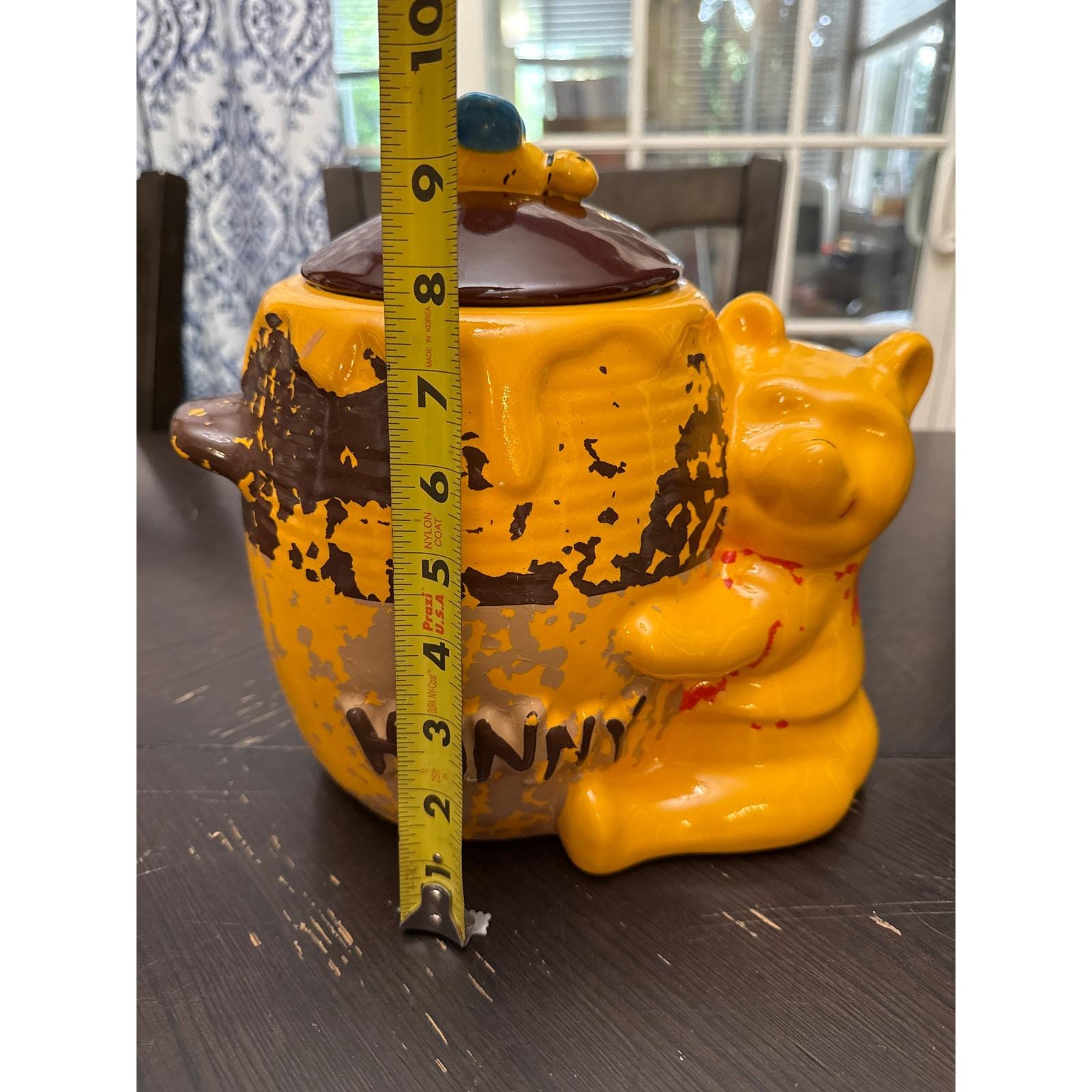 Vintage Disney Winnie the Pooh Hunny Pot Ceramic Cookie Jar Bee