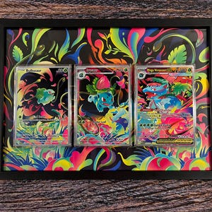 Ausgedehnte Fan Künste - TRIO Bisasam MEGA EVOLUTION