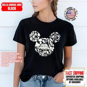 Disney Star Wars Shirt, Mandalorian Sweatshirt, Darth Vader Comfort Colors Shirt, Chewbacca Shirt, Star Jedi Shirt, Luke Skywalker Tee image 12