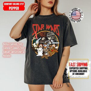 Disney Star Wars Shirt, Mandalorian Sweatshirt, Darth Vader Comfort Colors Shirt, Chewbacca Shirt, Star Jedi Shirt, Luke Skywalker Tee image 11