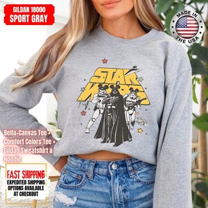 Disney Star Wars Shirt, Mandalorian Sweatshirt, Darth Vader Comfort Colors Shirt, Chewbacca Shirt, Star Jedi Shirt, Luke Skywalker Tee image 11