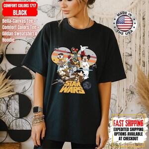 Disney Star Wars Shirt, Mandalorian Sweatshirt, Darth Vader Comfort Colors Shirt, Chewbacca Shirt, Star Jedi Shirt, Luke Skywalker Tee image 14