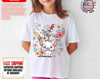 Hei Girl Hei Moana Comfort Colors Shirt, Disney Princess Moana Shirt, Disney Trip Sweatshirt, Disney Toddler Kids Shirts