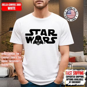 Disney Star Wars Shirt, Mandalorian Sweatshirt, Darth Vader Comfort Colors Shirt, Chewbacca Shirt, Star Jedi Shirt, Luke Skywalker Tee image 1