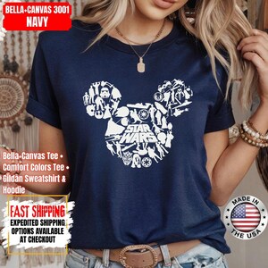 Disney Star Wars Shirt, Mandalorian Sweatshirt, Darth Vader Comfort Colors Shirt, Chewbacca Shirt, Star Jedi Shirt, Luke Skywalker Tee image 13