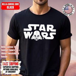 Disney Star Wars Shirt, Mandalorian Sweatshirt, Darth Vader Comfort Colors Shirt, Chewbacca Shirt, Star Jedi Shirt, Luke Skywalker Tee image 9