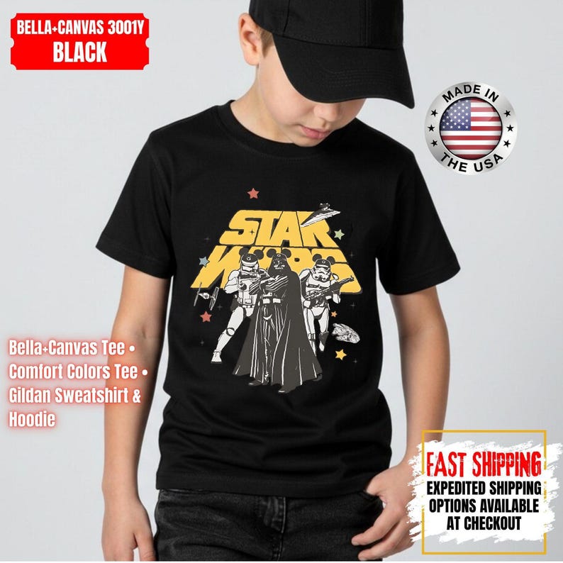 Disney Star Wars Shirt, Mandalorian Sweatshirt, Darth Vader Comfort Colors Shirt, Chewbacca Shirt, Star Jedi Shirt, Luke Skywalker Tee image 1