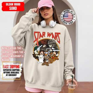 Disney Star Wars Shirt, Mandalorian Sweatshirt, Darth Vader Comfort Colors Shirt, Chewbacca Shirt, Star Jedi Shirt, Luke Skywalker Tee image 9