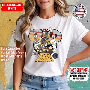 Disney Star Wars Shirt, Mandalorian Sweatshirt, Darth Vader Comfort Colors Shirt, Chewbacca Shirt, Star Jedi Shirt, Luke Skywalker Tee image 7