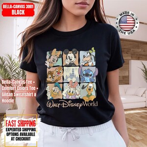 Comfort Colors Walt Disneyworld Retro Shirt, Vintage Disneyworld Tee, Mickey and Friends Vacation T-Shirt, Disney 2026 Trip Outfit image 10