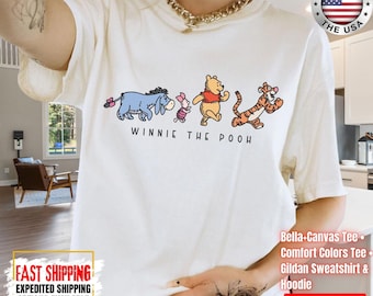 Comfort Colors Winnie The Pooh And Friends T-Shirt, Disney Pooh Co Shirt, Disneyland Pooh Bear Shirt, Pooh Bear Tee, Disney Pooh Sweatshirt