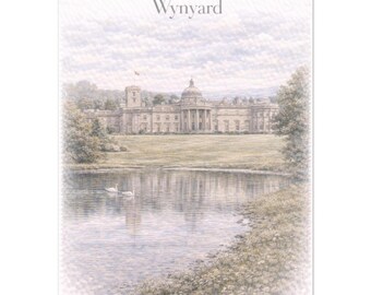 Wynyard Wall Art Print – County Durham Village Travel Poster, A2 A3 A4
