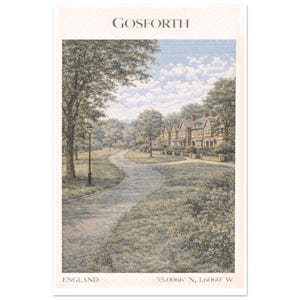 Gosforth Art Print | Vintage Travel Poster, Newcastle Upon Tyne
