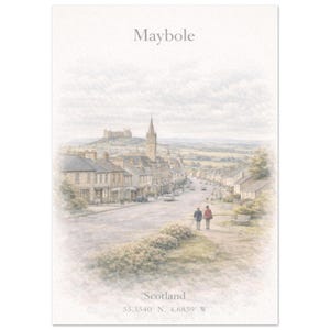 Maybole South Ayrshire Art Print | Scotland Wall Art