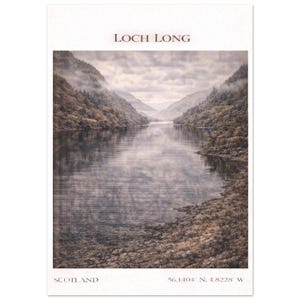 Loch Long Art Print | Scottish Loch Wall Art