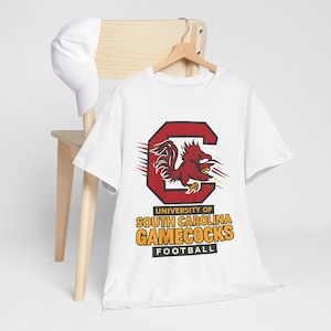 サウスカロライナ・ゲームコックス USC Tシャツ：ユニセックス ヘビーコットン ゲームデーシャツ