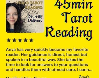 Leitura de Tarot em Vídeo com mais de 45 minutos: até 7 perguntas, orientação honesta.
