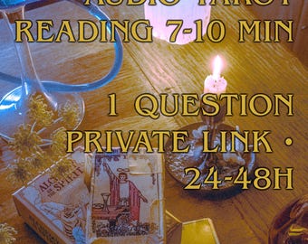 Audio Tarot Reading 10 Minutes | Recording | Gentle & Direct | Love Career Life |