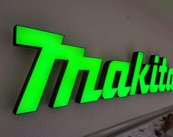 Makita Leuchtschild 90x17cm LOGO in Digitaler Form